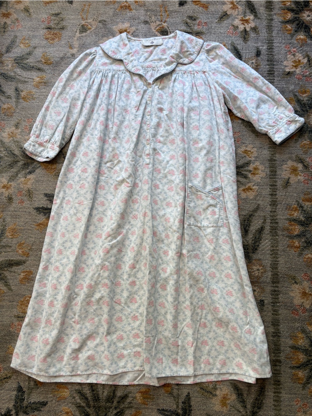 Eileen West Cotton Nightgown Size Large